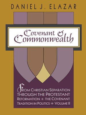 cover image of Covenant and Commonwealth